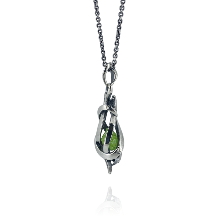 TENTACLES EDITION PENDULUM GEM STONE PENDANT PERIDOT