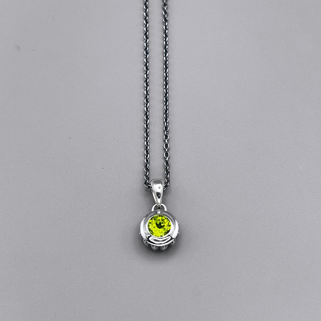 TRIPLE X STUDS SOLITAIRE BIRTHDAY 5mm STONE PENDANT