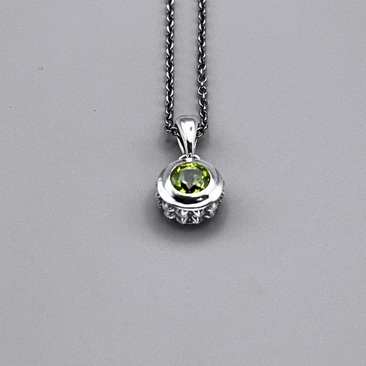 TRIPLE X STUDS SOLITAIRE BIRTHDAY 5mm STONE PENDANT