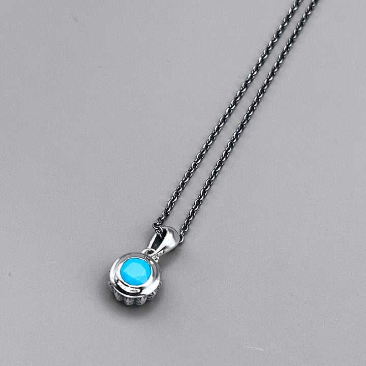 TRIPLE X STUDS SOLITAIRE BIRTHDAY 5mm STONE PENDANT