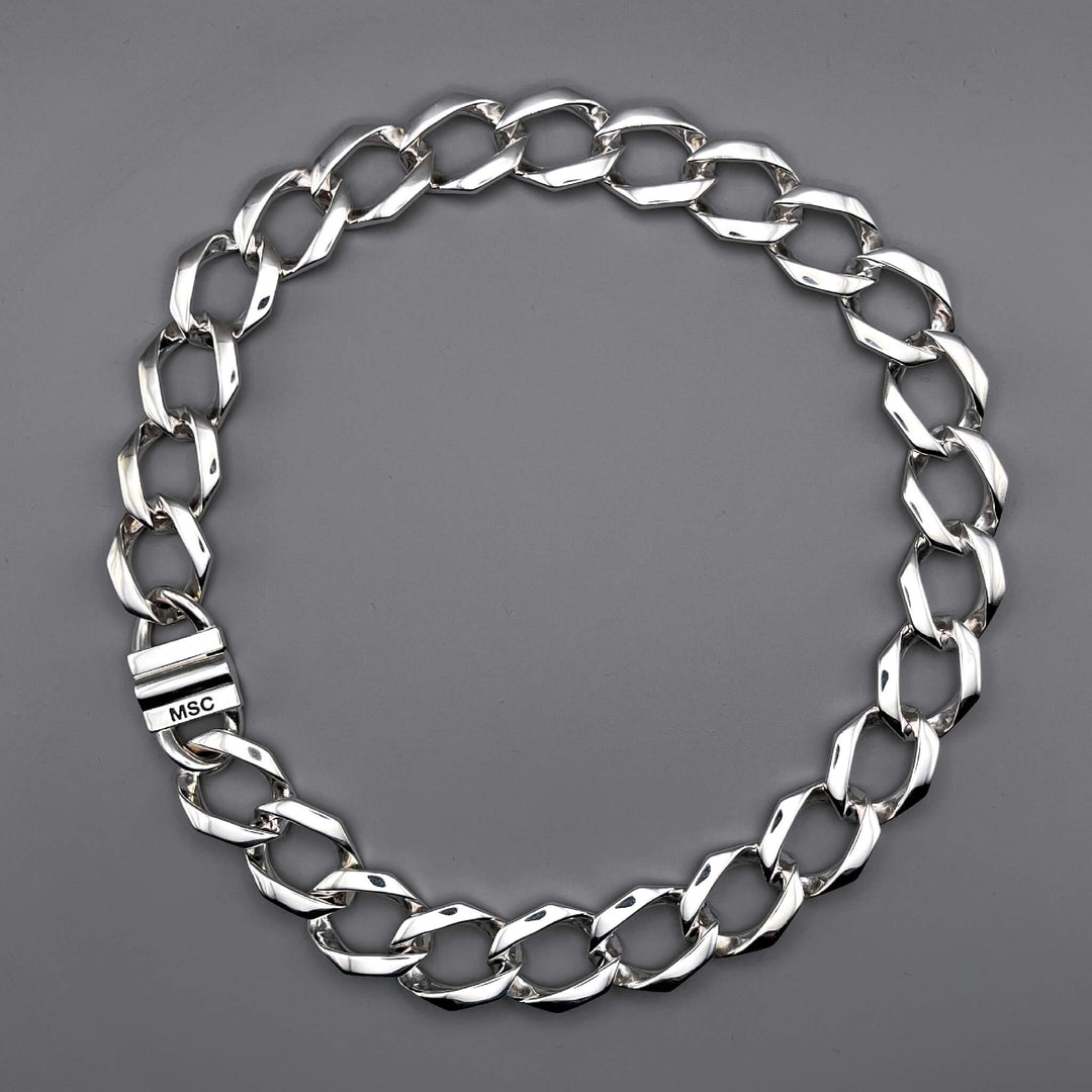 MSC CURB CHAIN MAGNET NECKLACE / XP-215