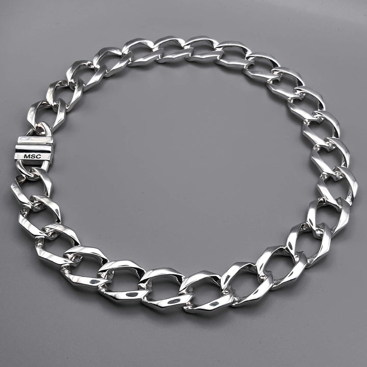MSC CURB CHAIN MAGNET NECKLACE / XP-215