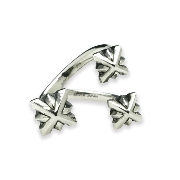 TRIPLE X 3 STUDS FREE RING