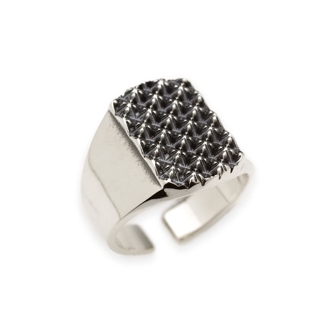 TRIPLE X STUDS SEAL RING / XR-029