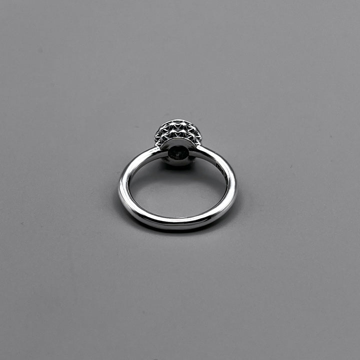 TRIPLE X STUDS SOLITAIRE BIRTHDAY 5mm STONE RING